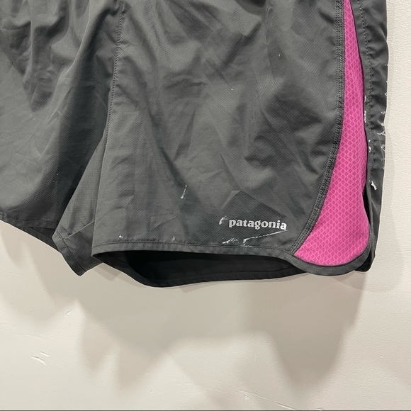 Patagonia Women’s Strider Shorts 3 1/4 Grey Pink Size Medium - Picture 5 of 7